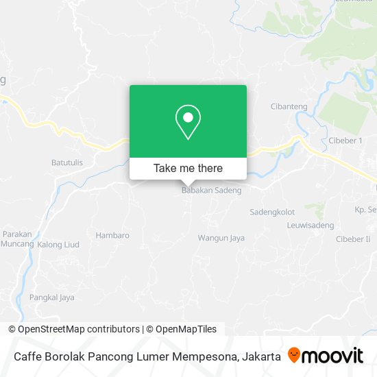 Caffe Borolak Pancong Lumer Mempesona map