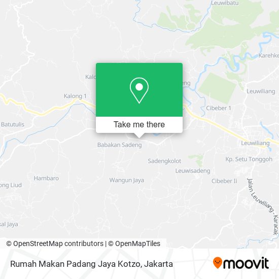 Rumah Makan Padang Jaya Kotzo map