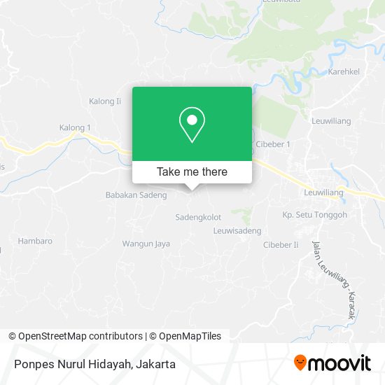 Ponpes Nurul Hidayah map