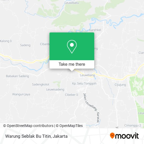 Warung Seblak Bu Titin map