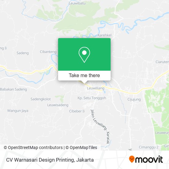 CV Warnasari Design Printing map