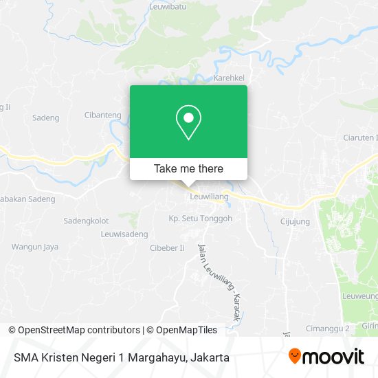 SMA Kristen Negeri 1 Margahayu map