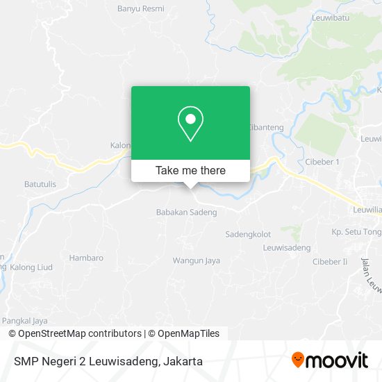 SMP Negeri 2 Leuwisadeng map