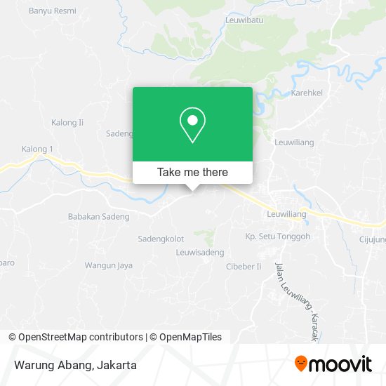 Warung Abang map