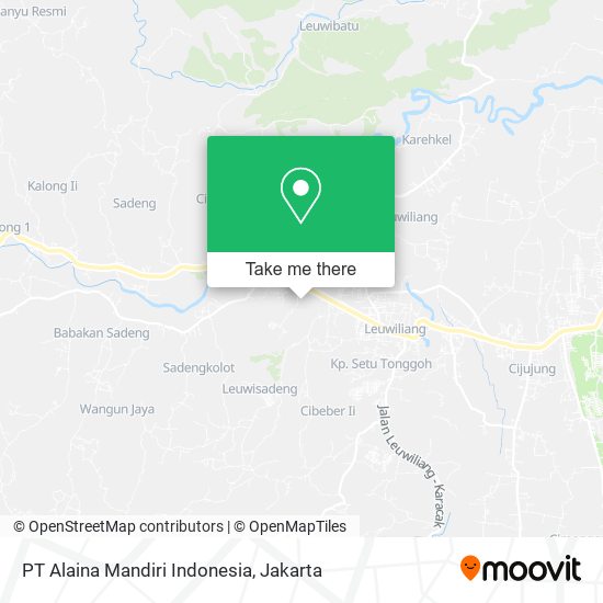 PT Alaina Mandiri Indonesia map