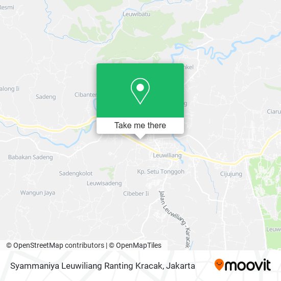 Syammaniya Leuwiliang Ranting Kracak map
