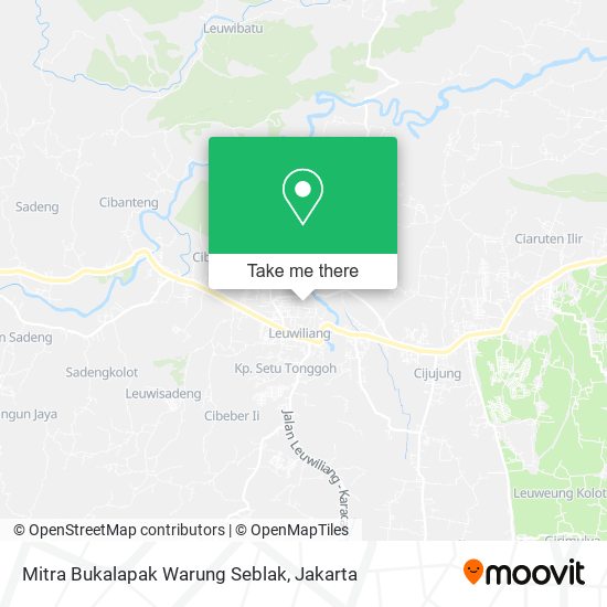 Mitra Bukalapak Warung Seblak map
