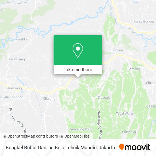 Bengkel Bubut Dan las Bejo Tehnik Mandiri map