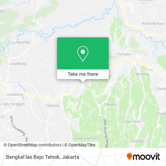 Bengkel las Bejo Tehnik map