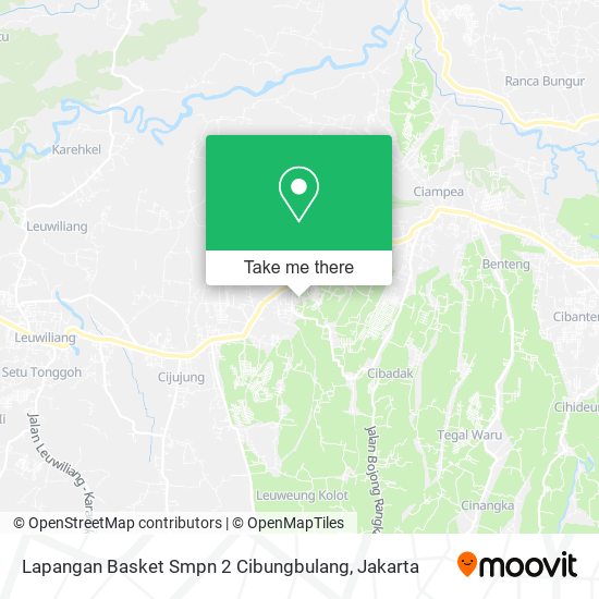 Lapangan Basket Smpn 2 Cibungbulang map