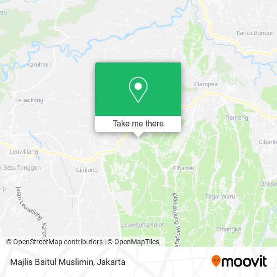 Majlis Baitul Muslimin map