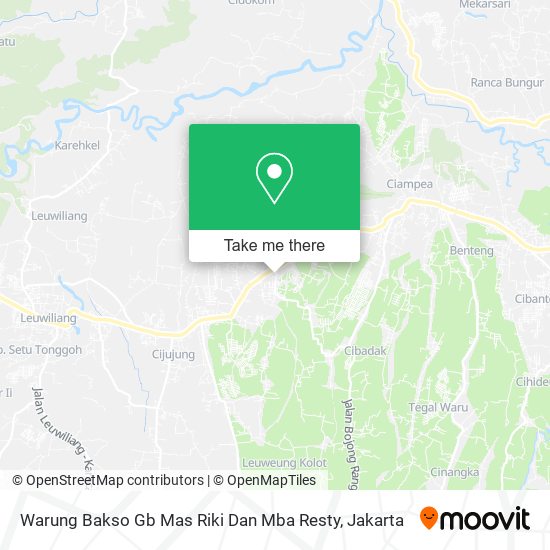 Warung Bakso Gb Mas Riki Dan Mba Resty map