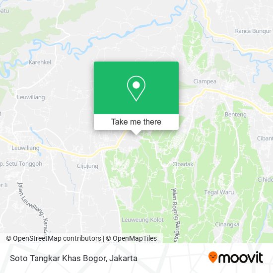 Soto Tangkar Khas Bogor map