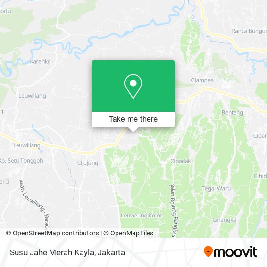 Susu Jahe Merah Kayla map