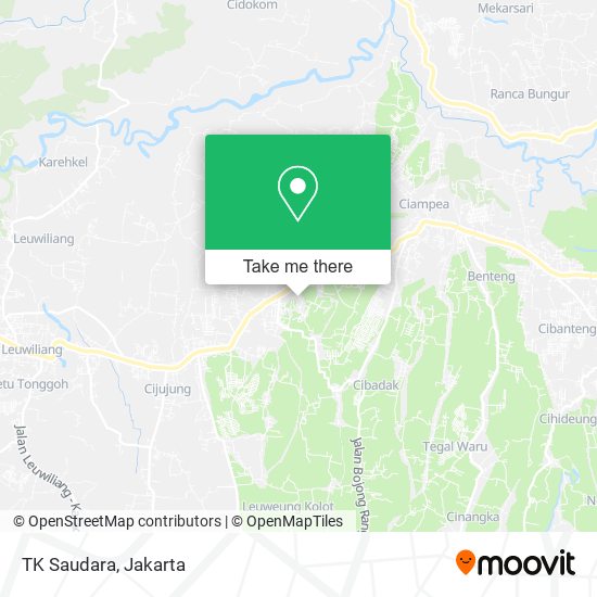 TK Saudara map