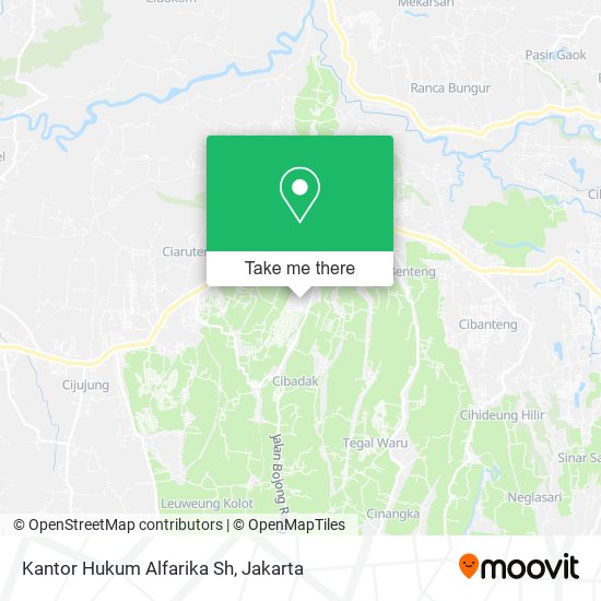 Kantor Hukum Alfarika Sh map