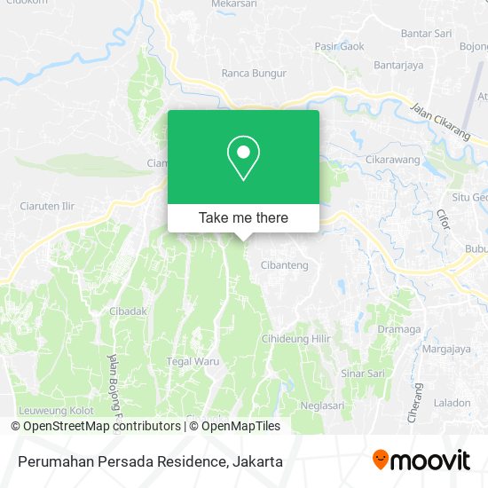 Perumahan Persada Residence map