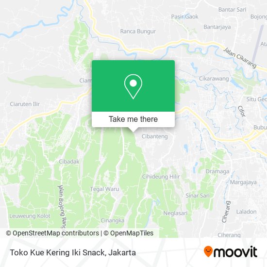 Toko Kue Kering Iki Snack map