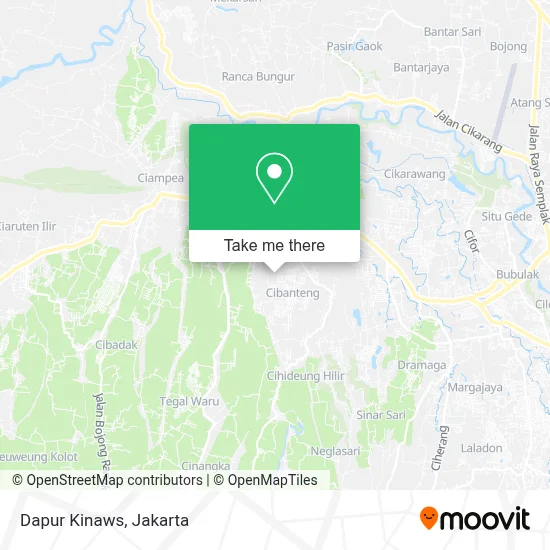 Dapur Kinaws map