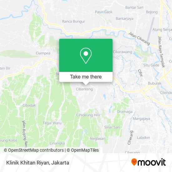 Klinik Khitan Riyan map