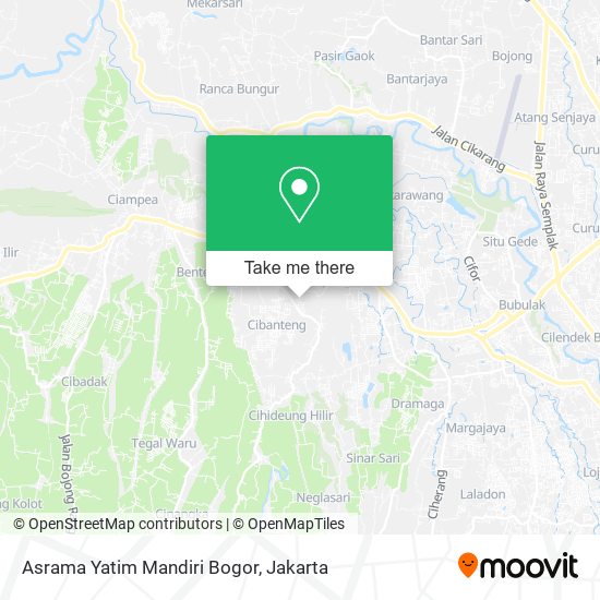 Asrama Yatim Mandiri Bogor map