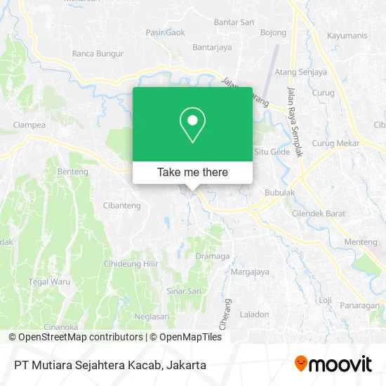 PT Mutiara Sejahtera Kacab map