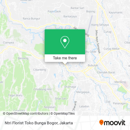 Ntri Florist Toko Bunga Bogor map