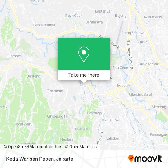 Keda Warisan Papen map