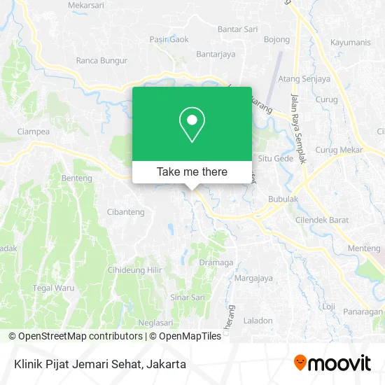 Klinik Pijat Jemari Sehat map