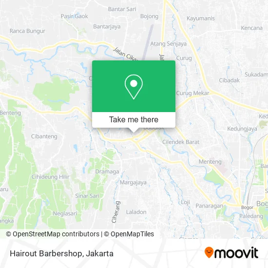 Hairout Barbershop map
