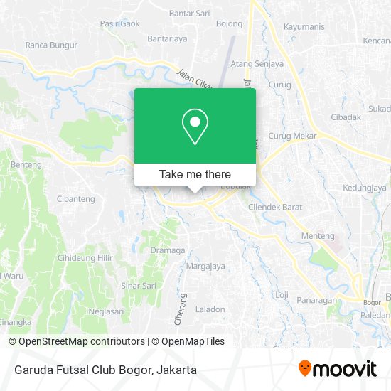 Garuda Futsal Club Bogor map