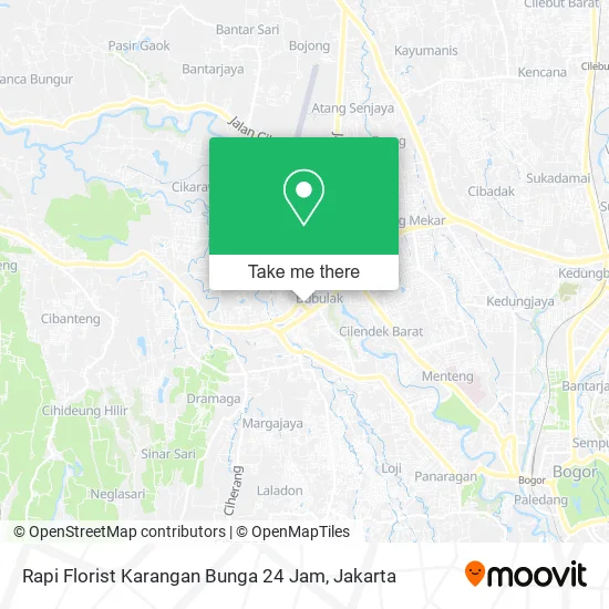 Rapi Florist Karangan Bunga 24 Jam map