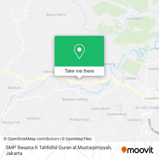 SMP Swasta It Tahfidhil Quran al Mustaqimiyyah map