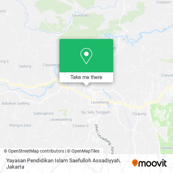 Yayasan Pendidikan Islam Saefulloh Assadiyyah map