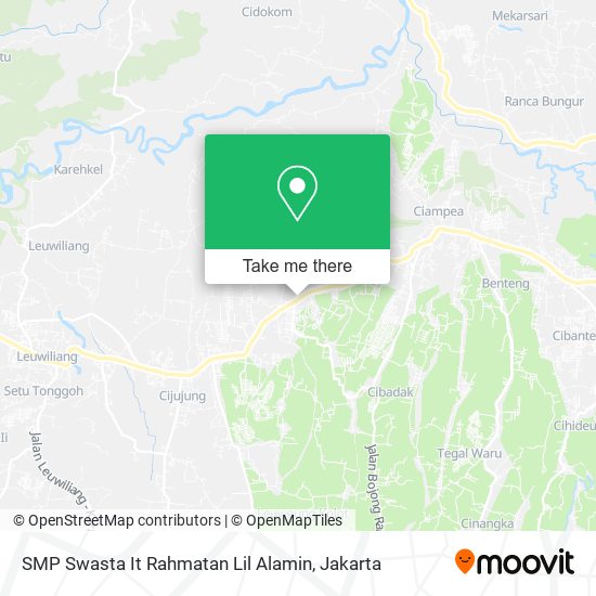 SMP Swasta It Rahmatan Lil Alamin map