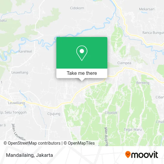 Mandailaing map