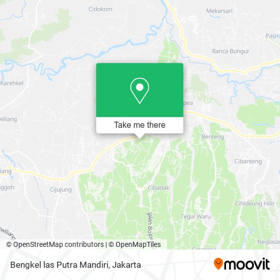Bengkel las Putra Mandiri map