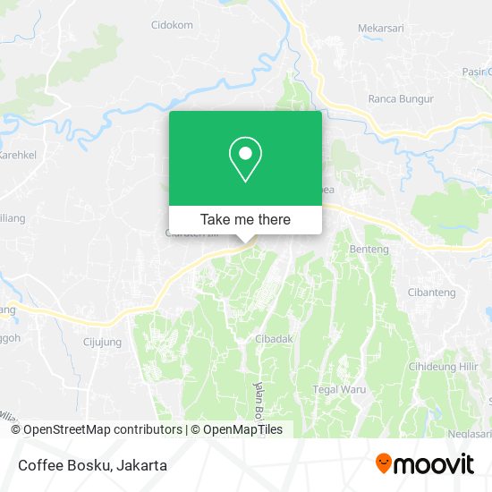 Coffee Bosku map