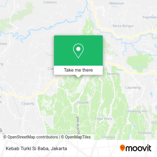 Kebab Turki Si Baba map