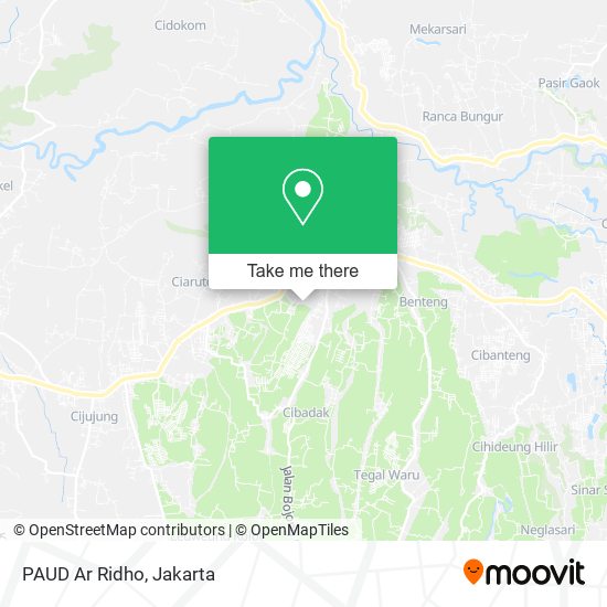 PAUD Ar Ridho map