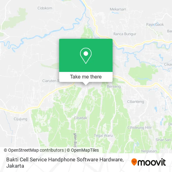 Bakti Cell Service Handphone Software Hardware map