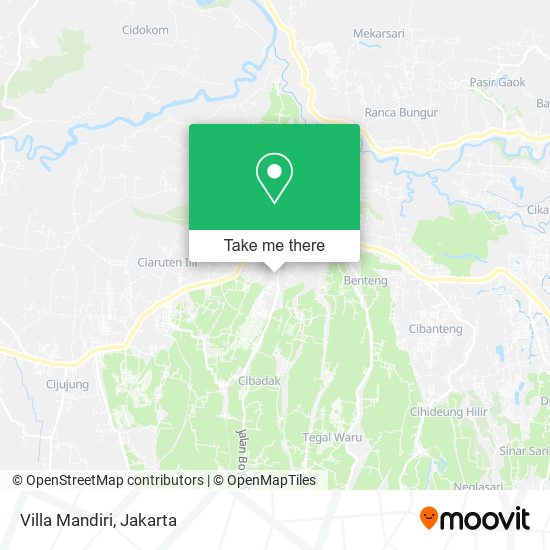 Villa Mandiri map