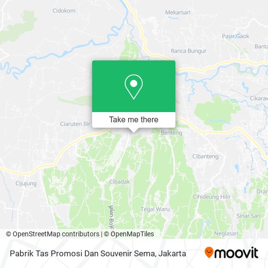 Pabrik Tas Promosi Dan Souvenir Sema map