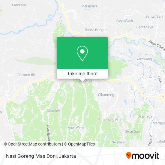 Nasi Goreng Mas Doni map