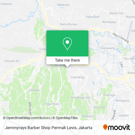 Jemmyrays Barber Shop Permak Levis map