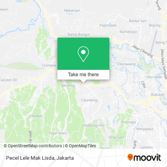 Pecel Lele Mak Lisda map