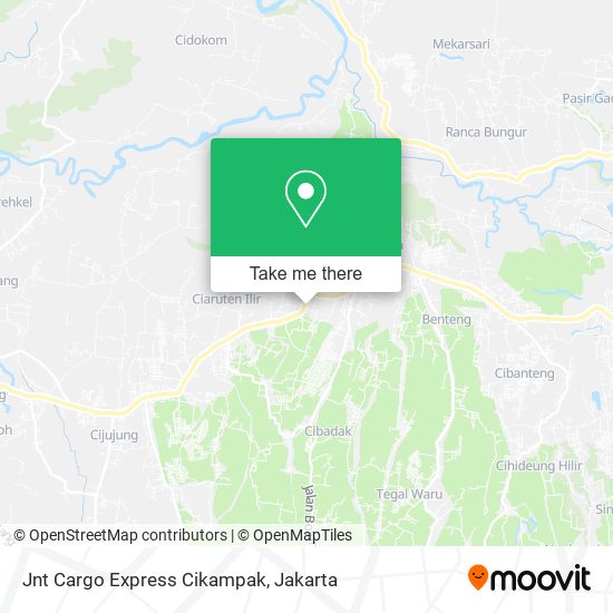 Jnt Cargo Express Cikampak map
