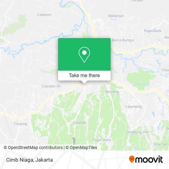 Cimb Niaga map