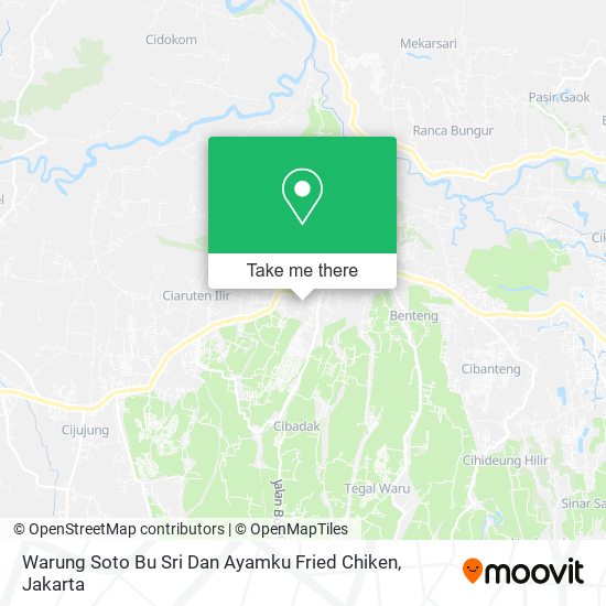 Warung Soto Bu Sri Dan Ayamku Fried Chiken map
