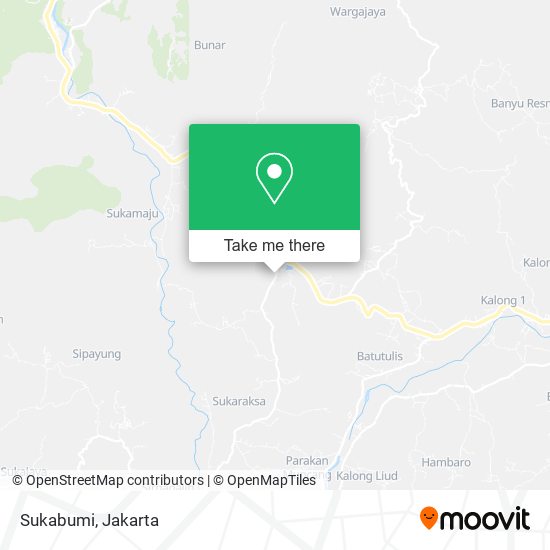 Sukabumi map